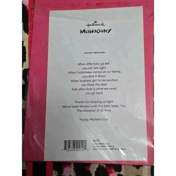 Hallmark Greeting‎ Card Mother's Day Pink - Picture 2 of 3